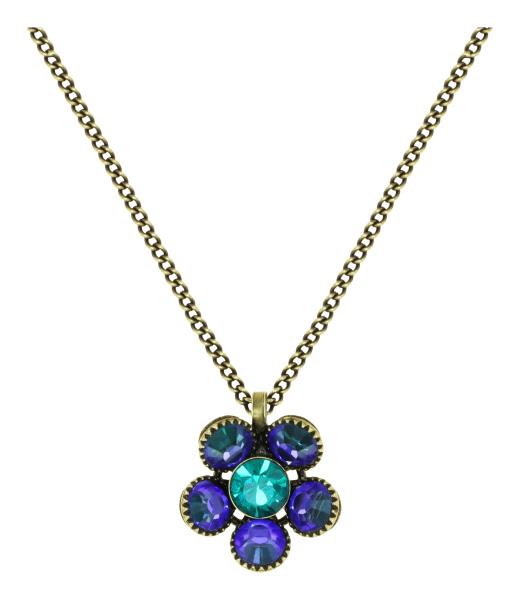 Blue/lila Lost Garden - necklace Konplott